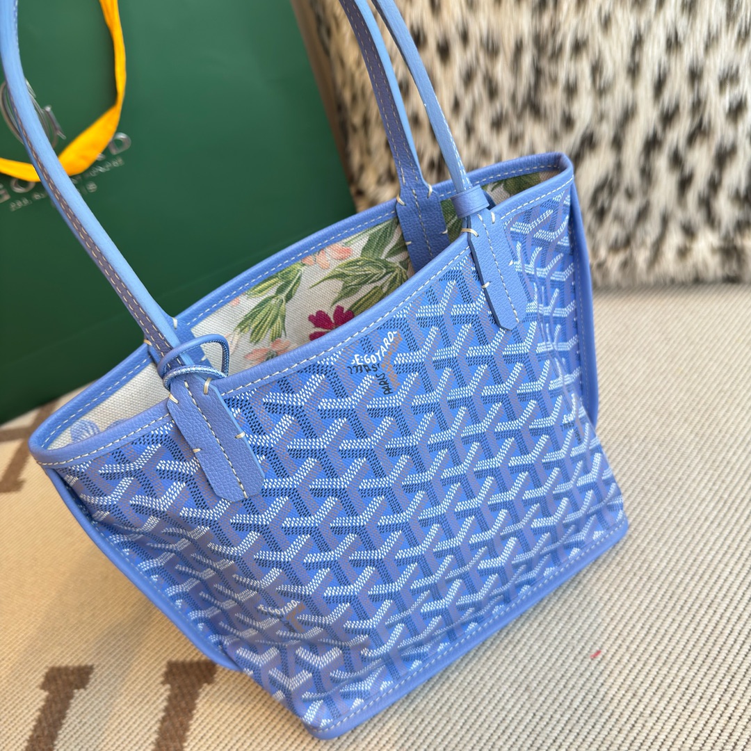 Goyard Fuchsia Pink Reversible St. Louis Tote Bag-20.5X9X20CM