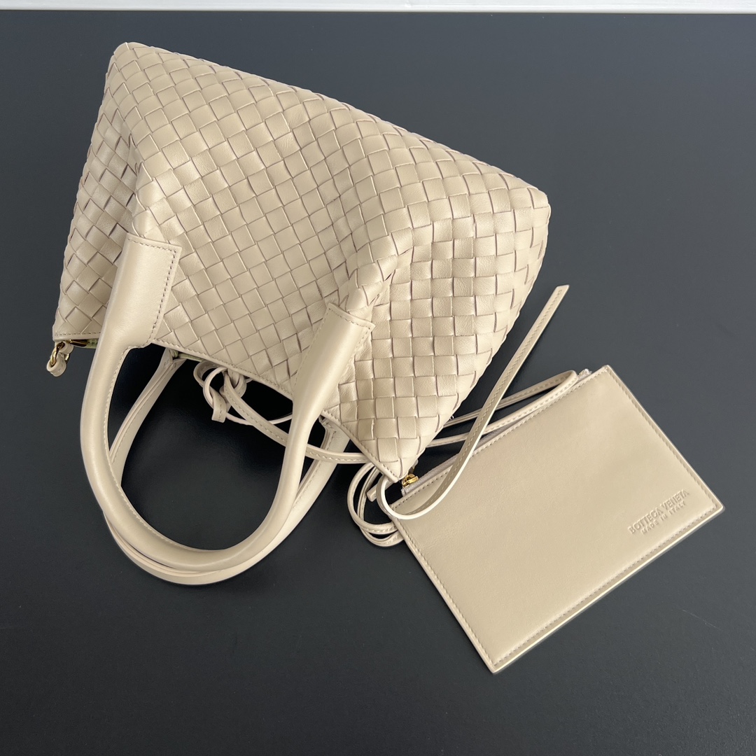 Bottega Veneta Burgundy Pinacoteca Reversible Tote -24*15*12CM