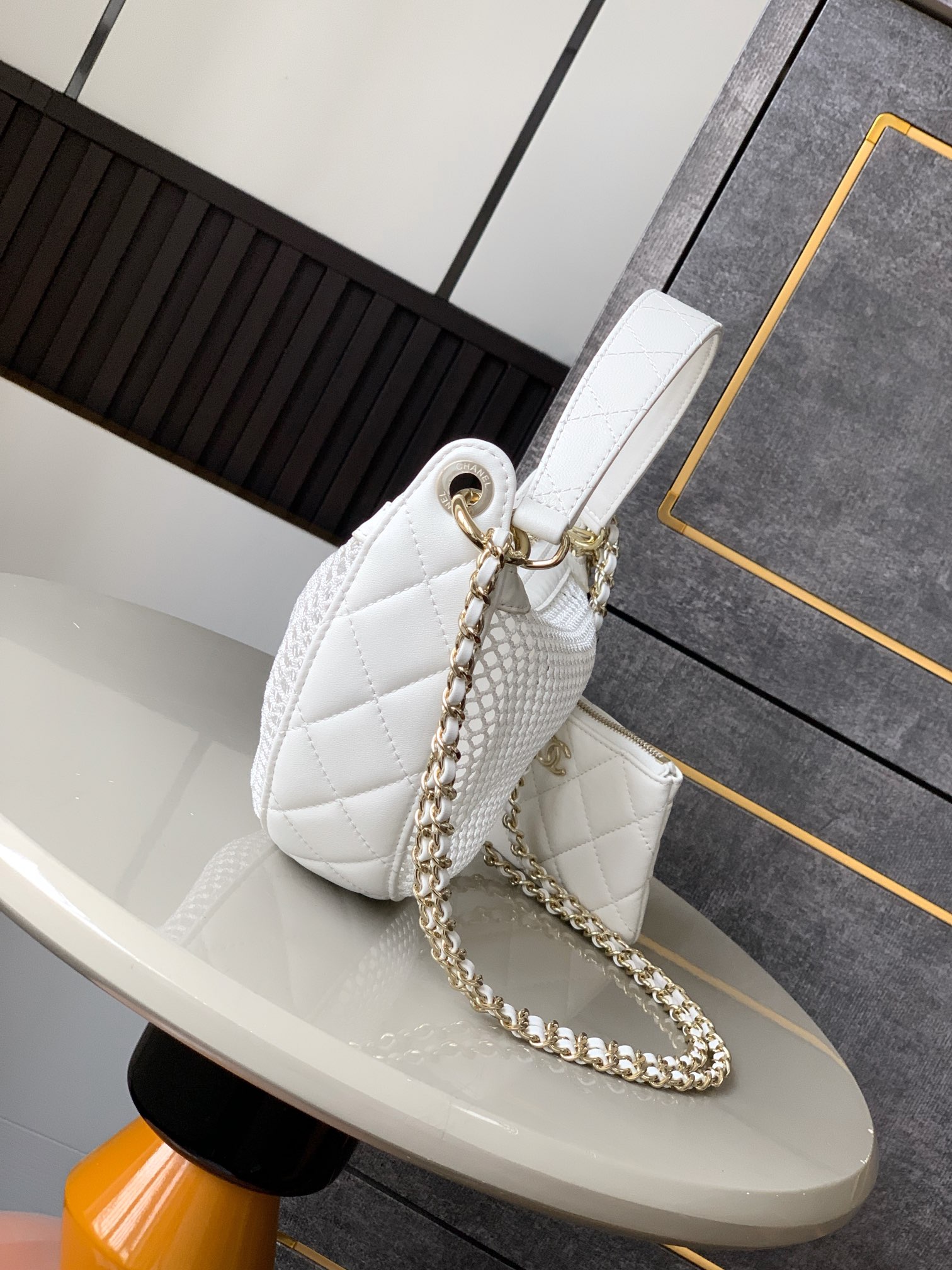 Ch@nel 2025SS Clutch With Chain Bag-15x22x6CM