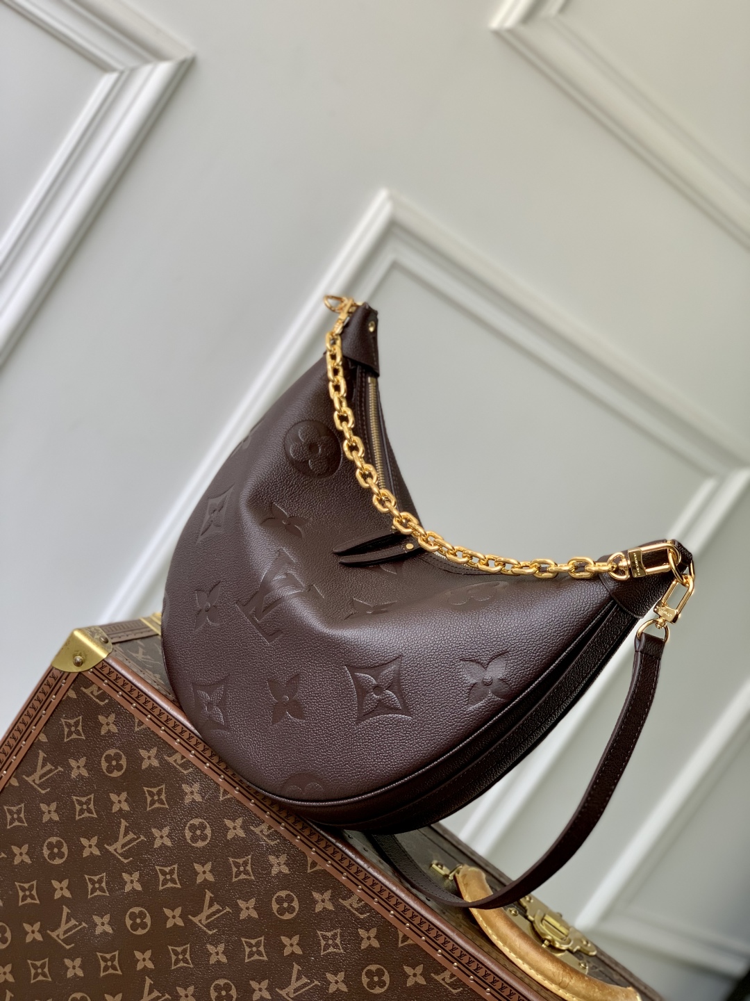 Louis Vuitton Loop Hobo Handbags-M46725-38*26*10CM