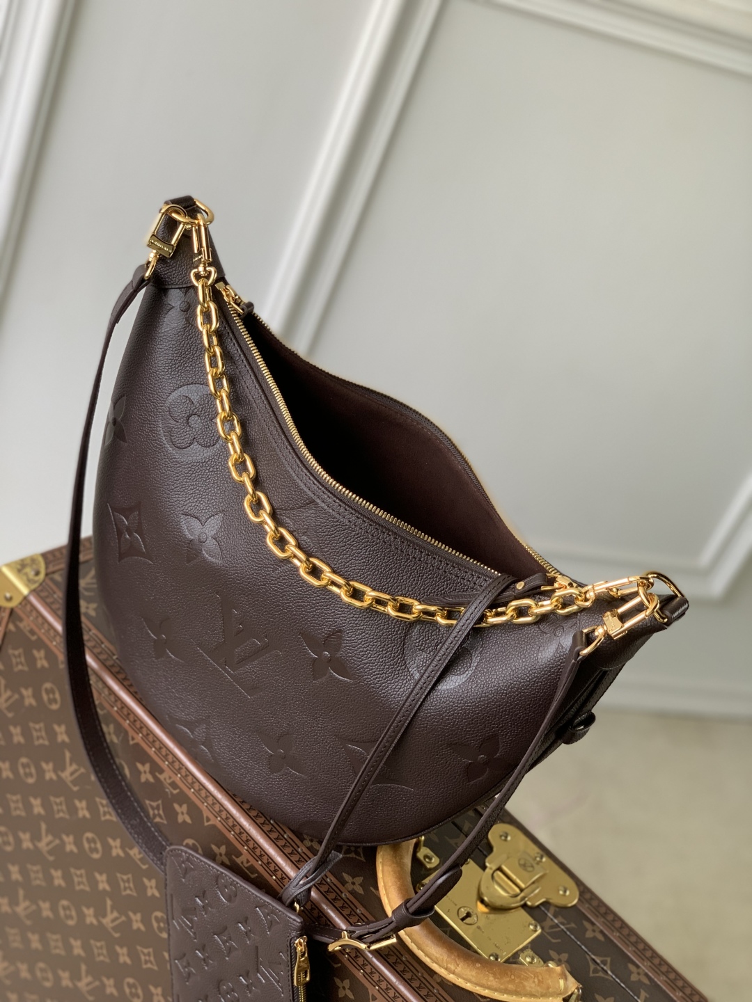 Louis Vuitton Loop Hobo Handbags-M46725-38*26*10CM Louis Vuitton Loop Hobo Handbags-M46725-38*26*10CM