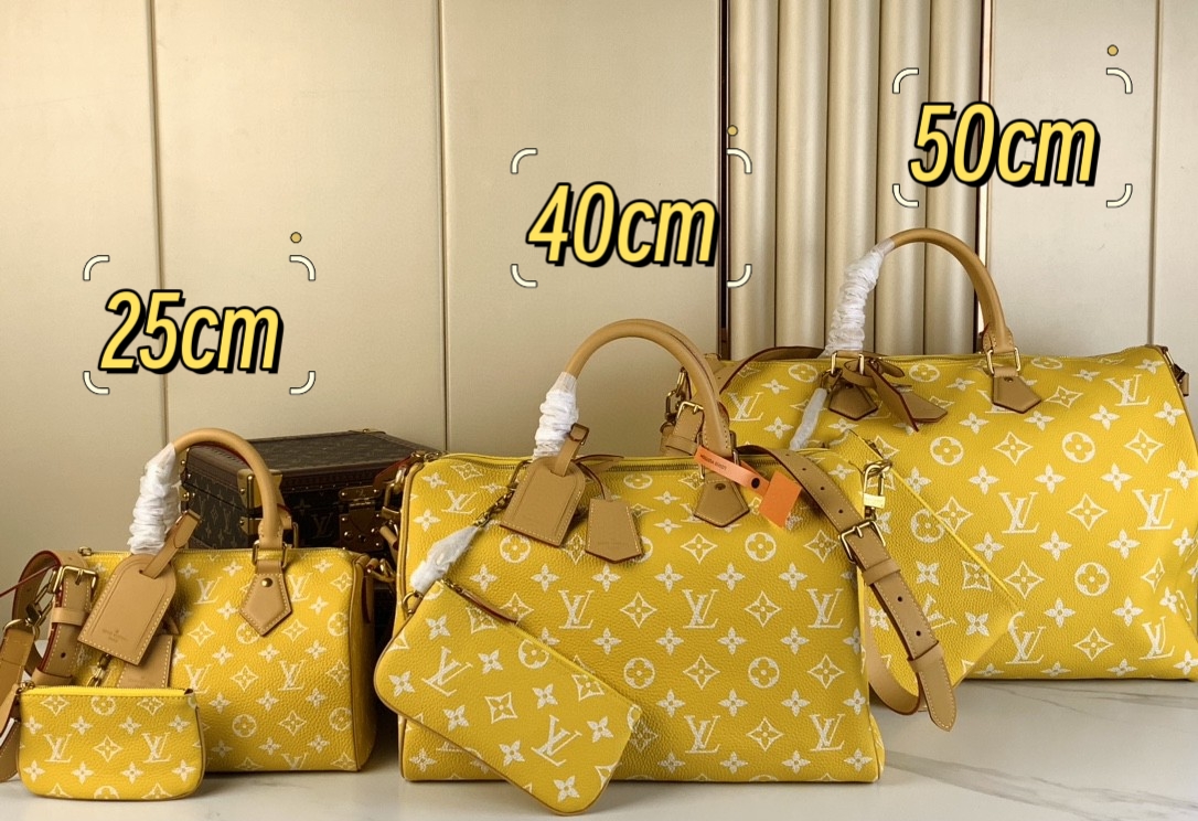LOUIS VUITTON SPEEDY P9 BANDOULIÈRE 25 Jaune Mat