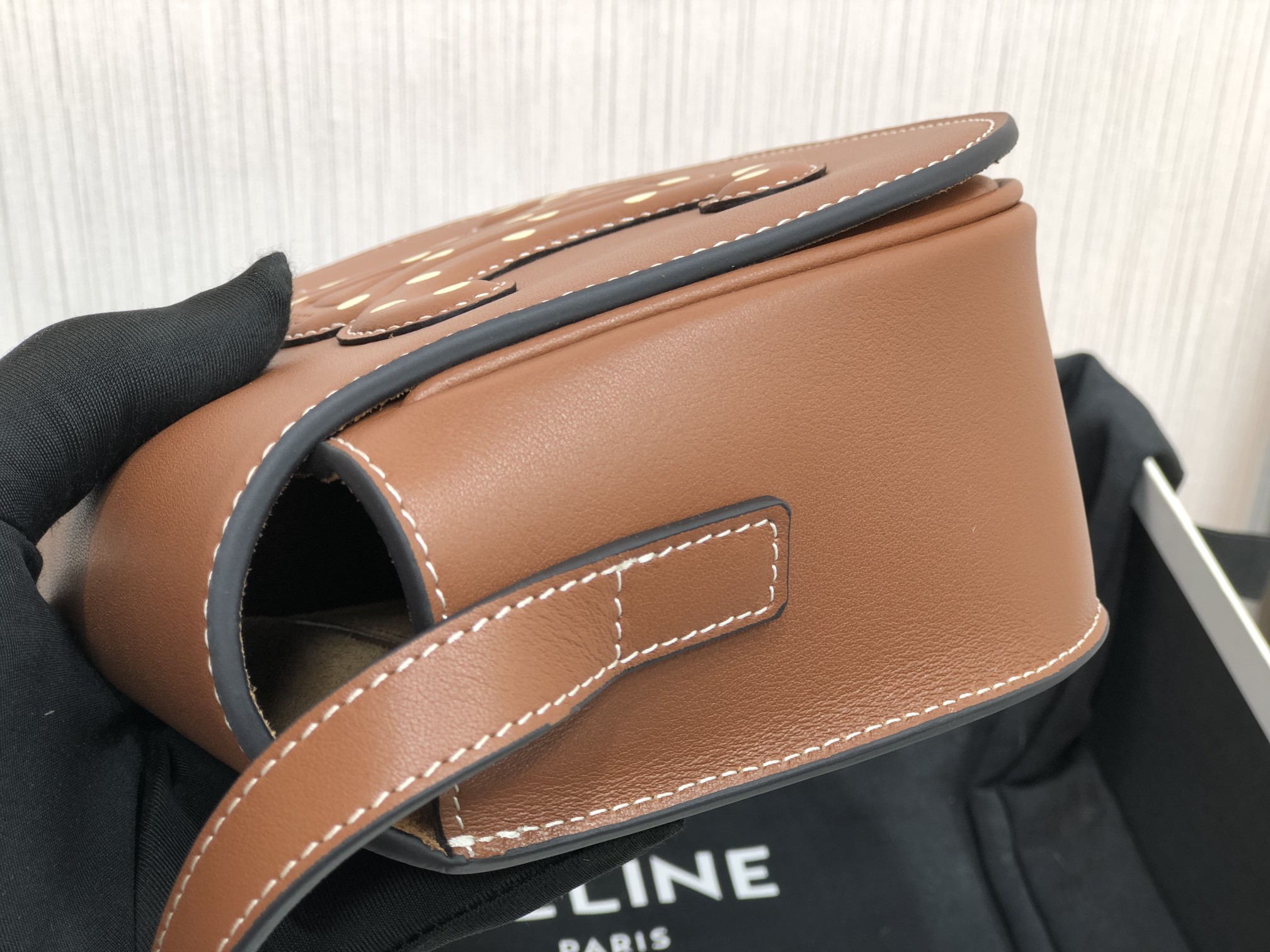 Celina Cuir Triomphe Bag-18.5*15*7CM