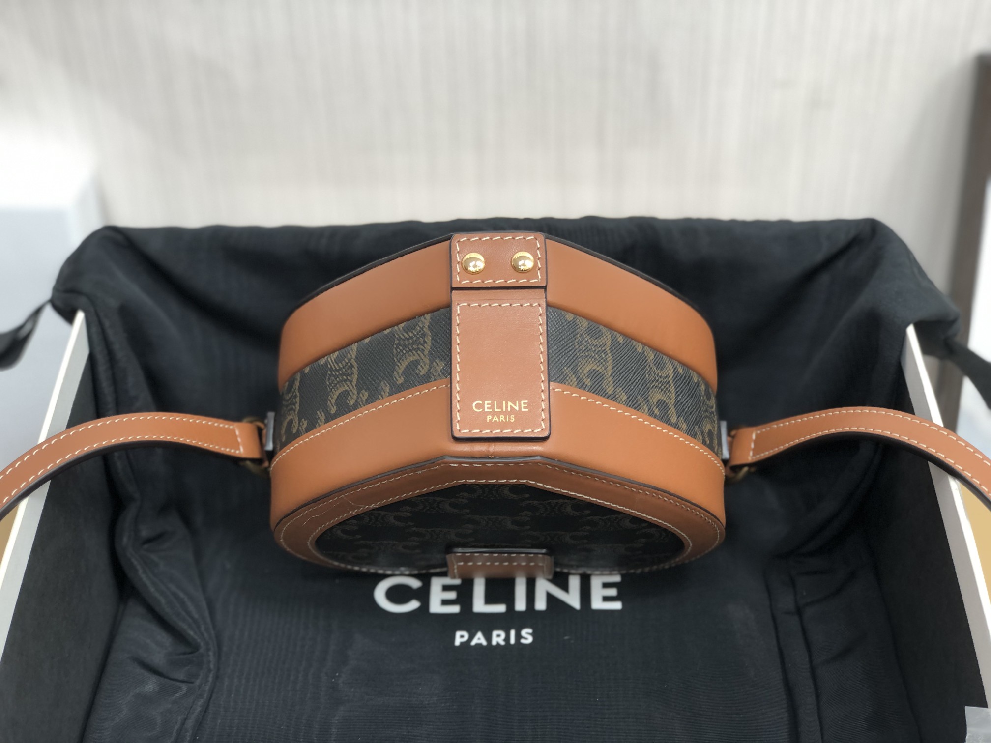 Celina Tambour Bag-15*12* 7CM