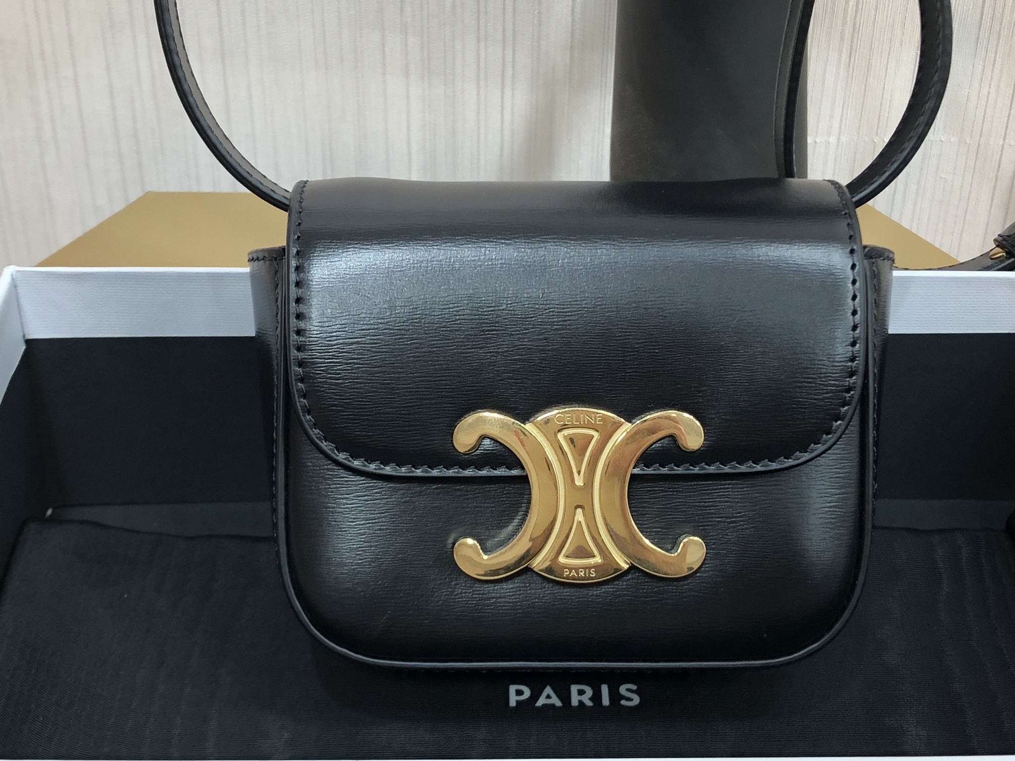 Celina Triomphe Shoulder Bag-11*8*4CM