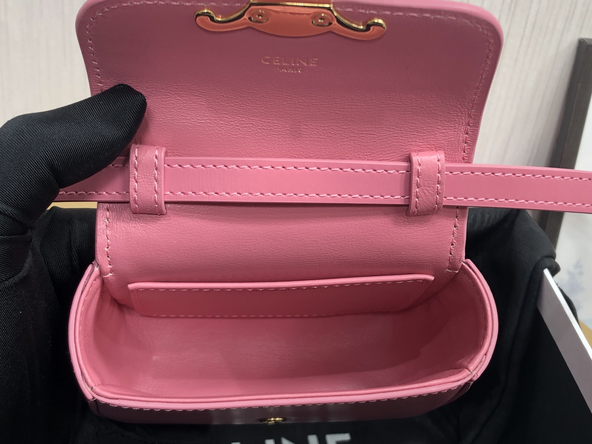 Celina Triomphe Shoulder Bag-11*8*4CM