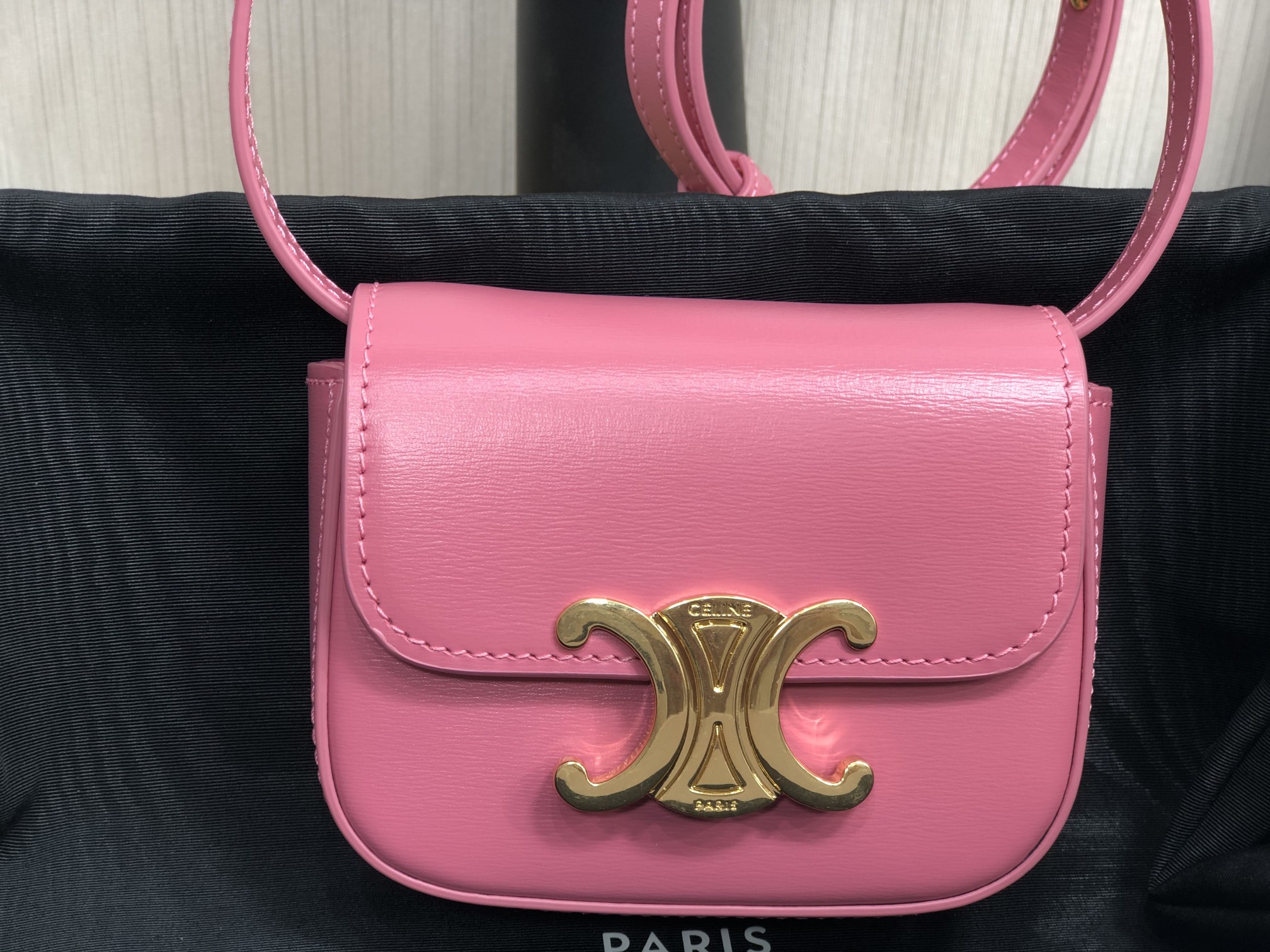 Celina Triomphe Shoulder Bag-11*8*4CM