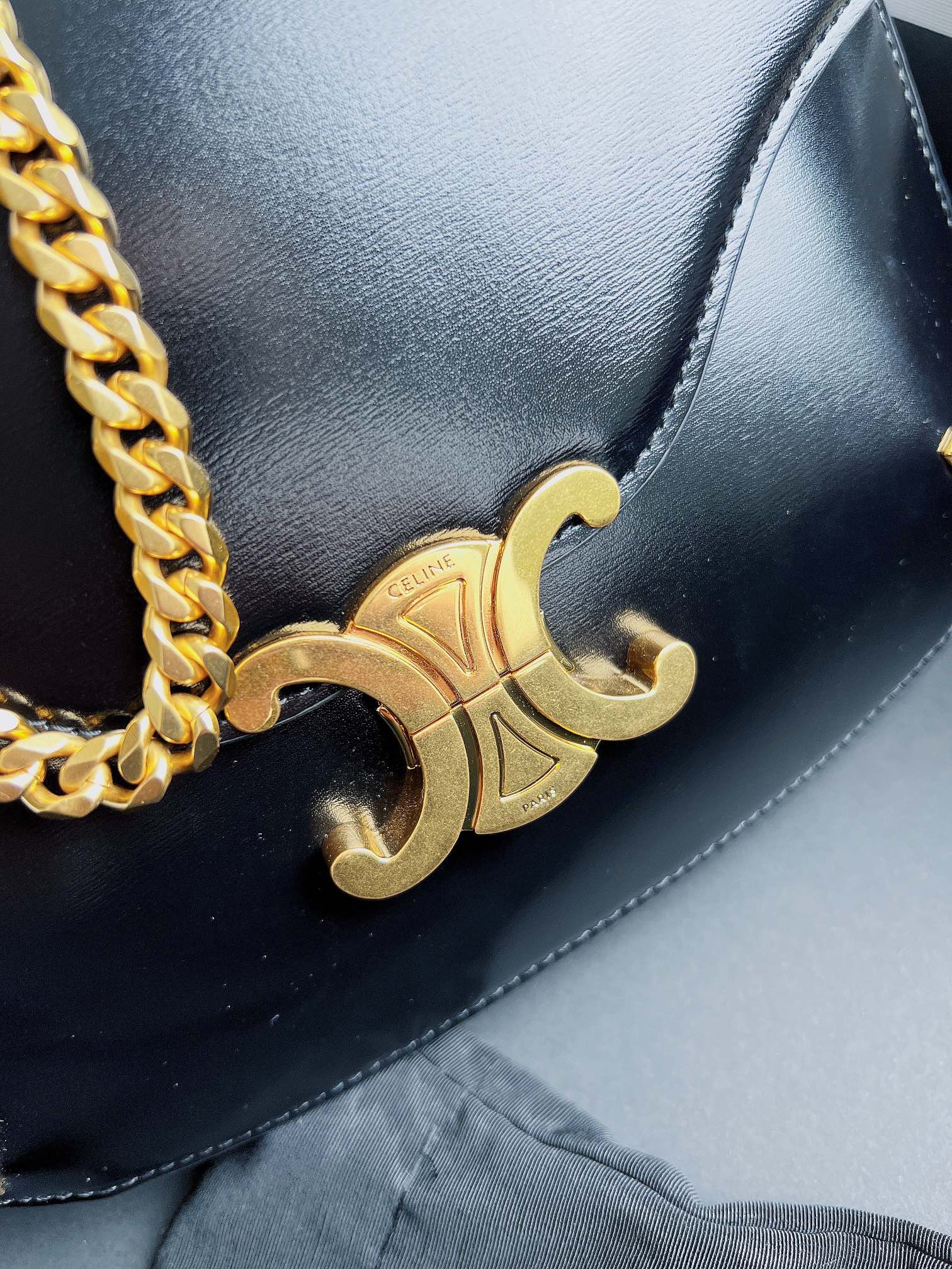 Celina Triomphe Chain square Bag-24.5*17*4CM