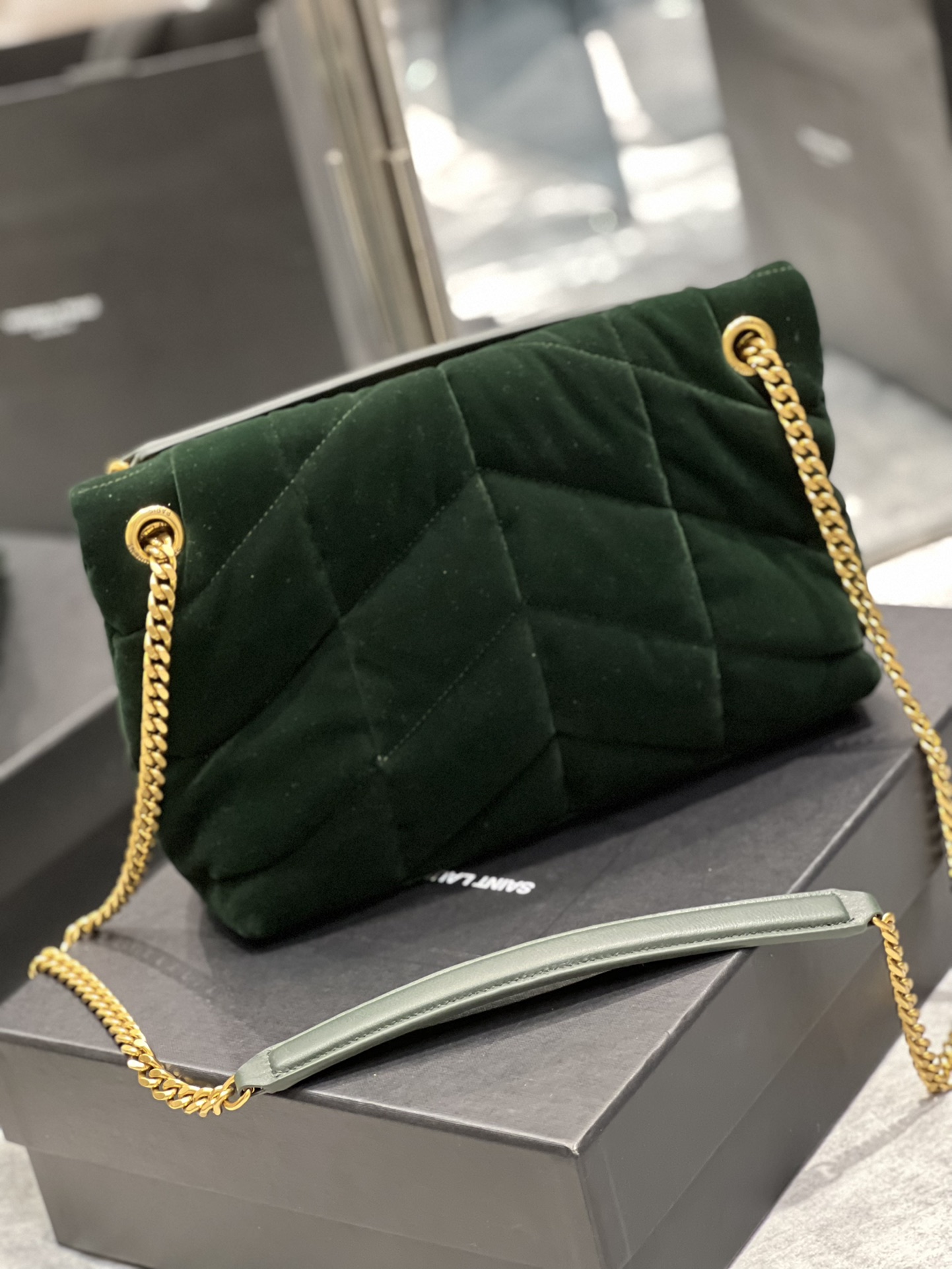 YSL Large Loulou Puffer-29*17*11CM