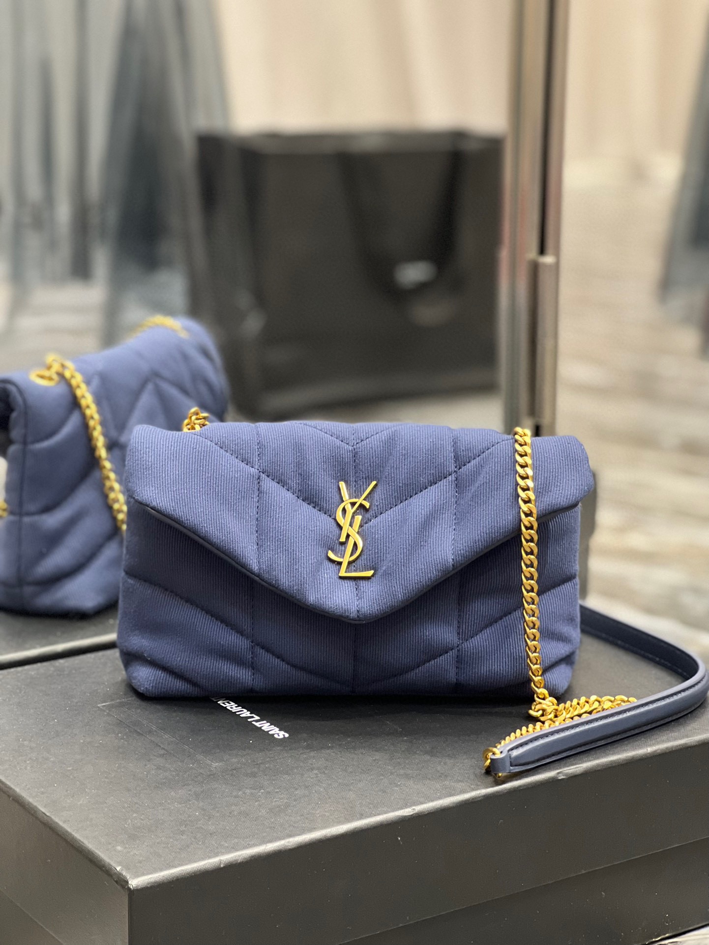 YSL Large Loulou Puffer-23×15.5×5.8cCM