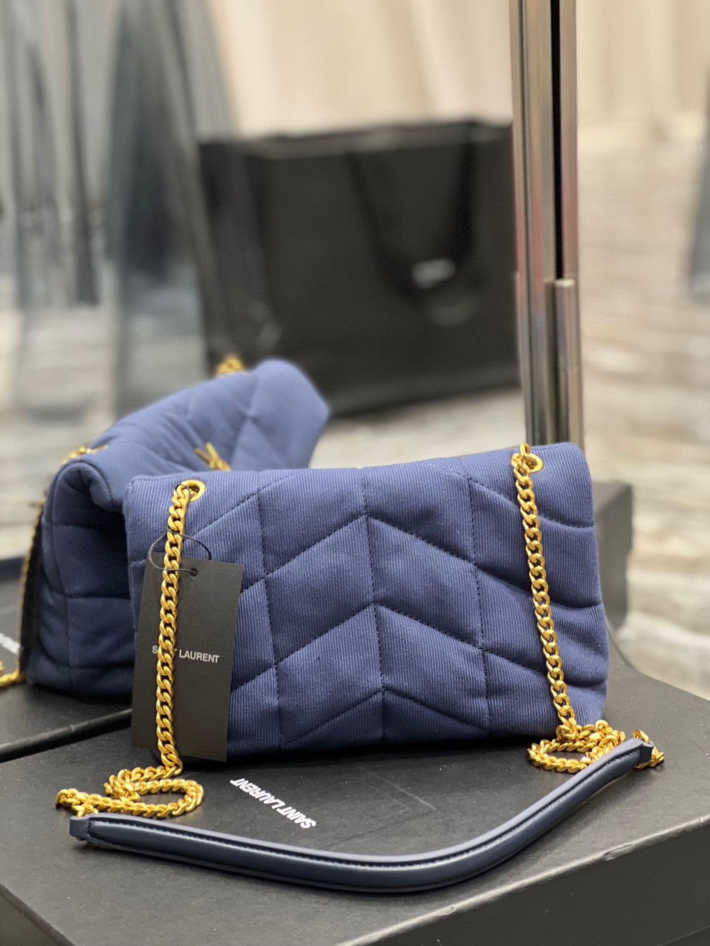 YSL Large Loulou Puffer-23×15.5×5.8cCM