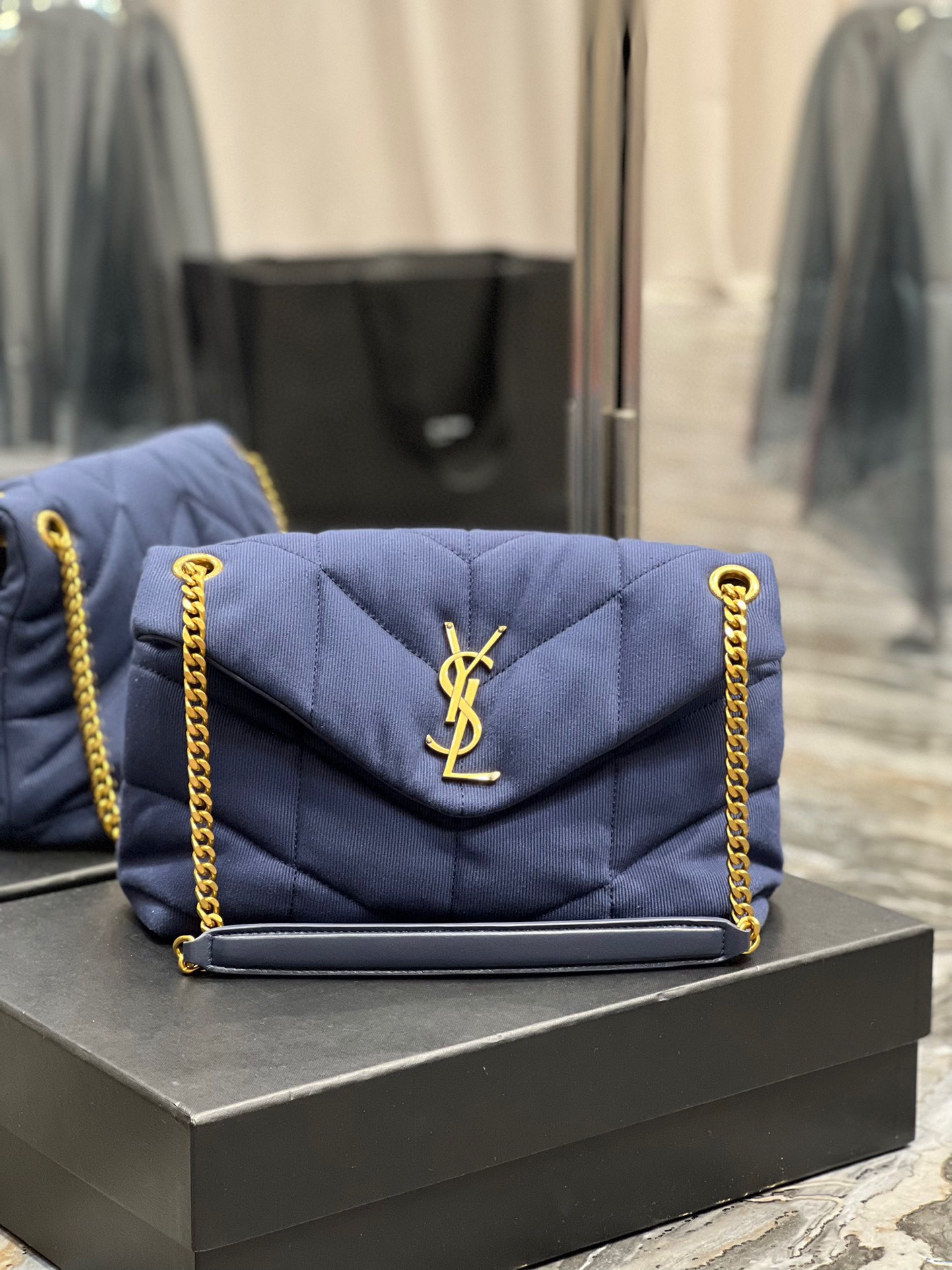 YSL Large Loulou Puffer-29*17*11CM