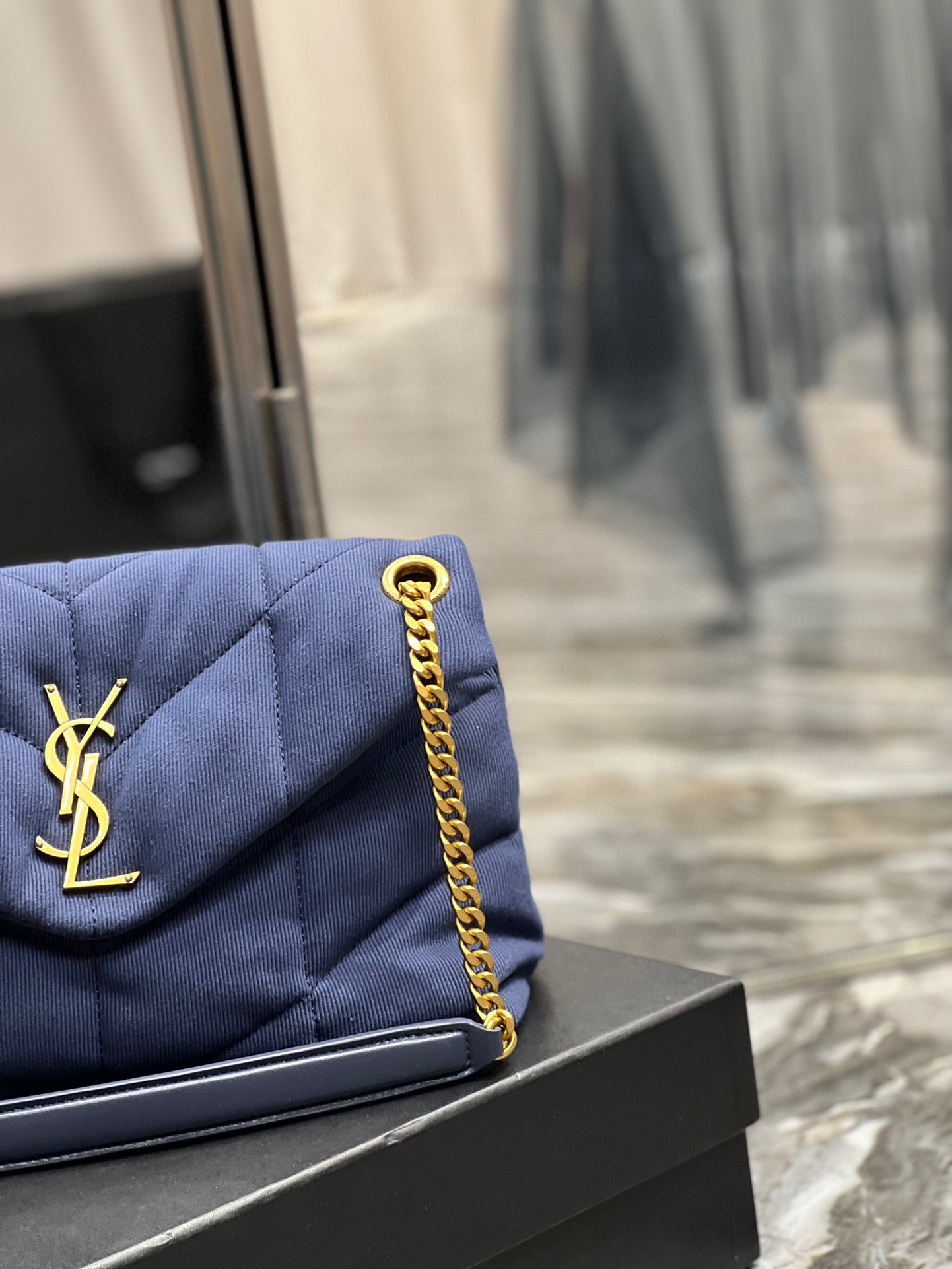 YSL Large Loulou Puffer-29*17*11CM
