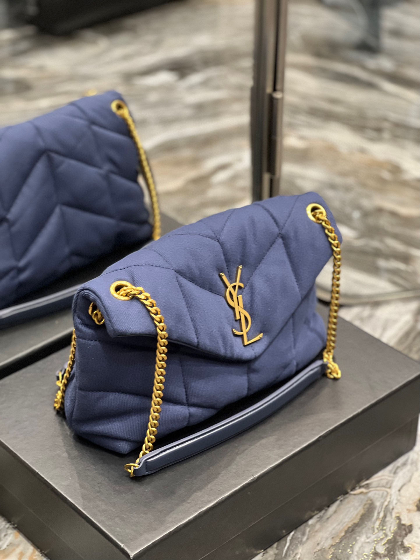YSL Large Loulou Puffer-29*17*11CM