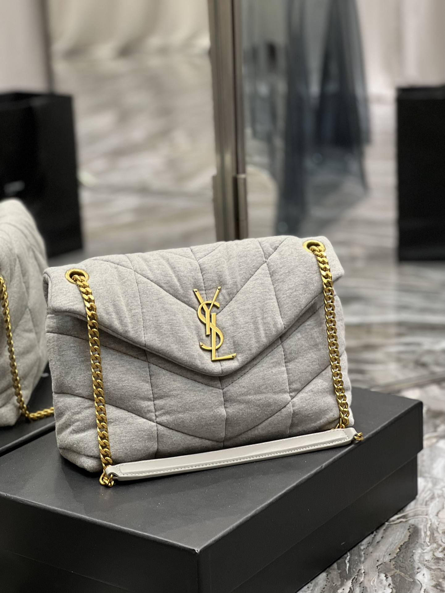 YSL Large Loulou Puffer-29*17*11CM