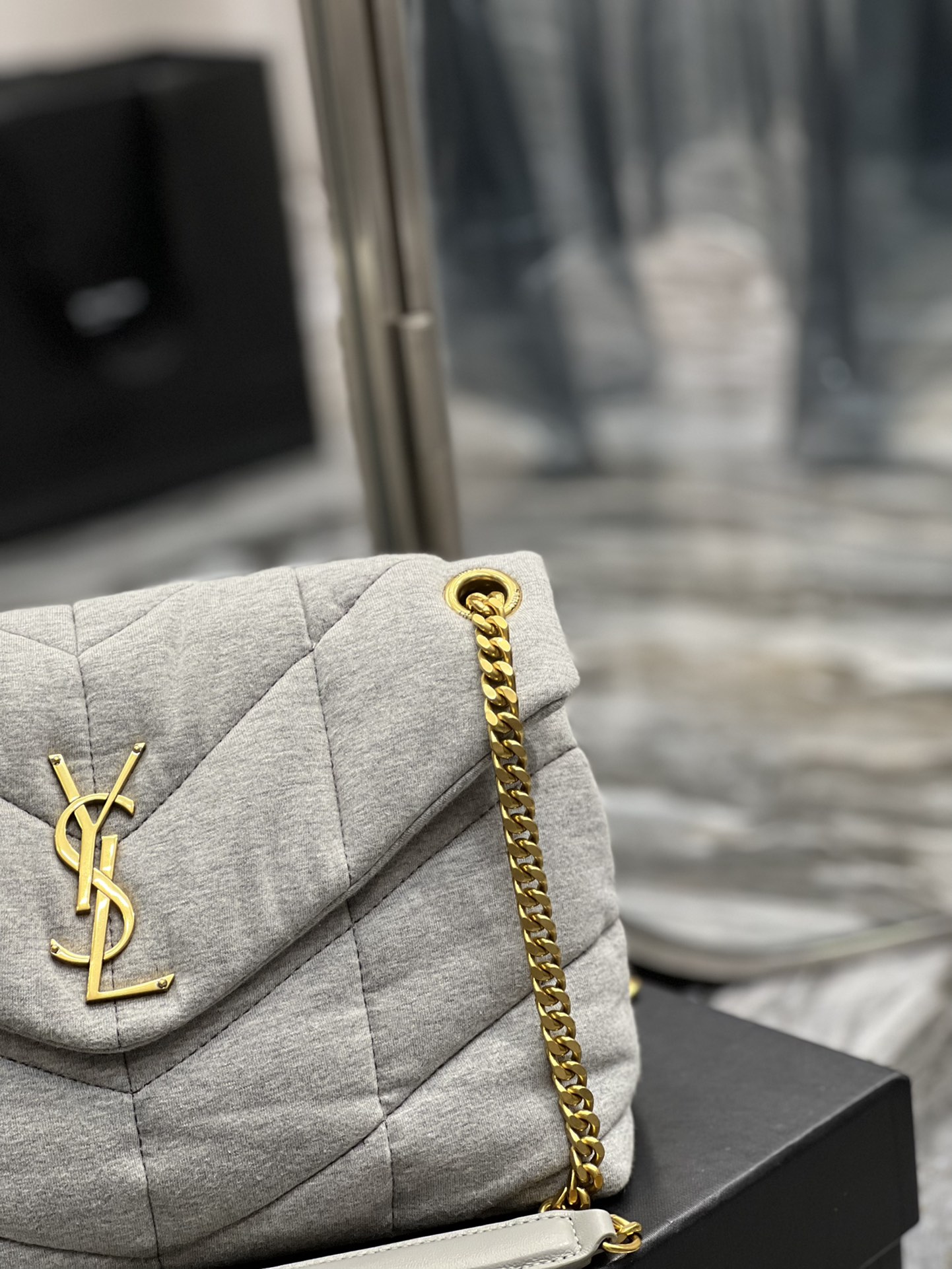 YSL Large Loulou Puffer-29*17*11CM