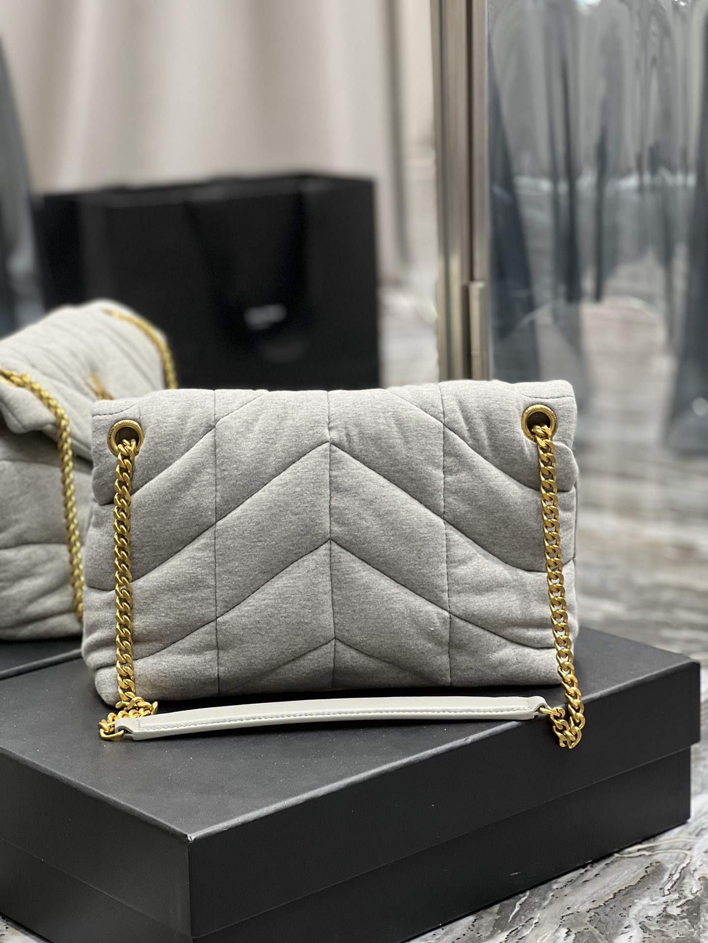 YSL Large Loulou Puffer-29*17*11CM