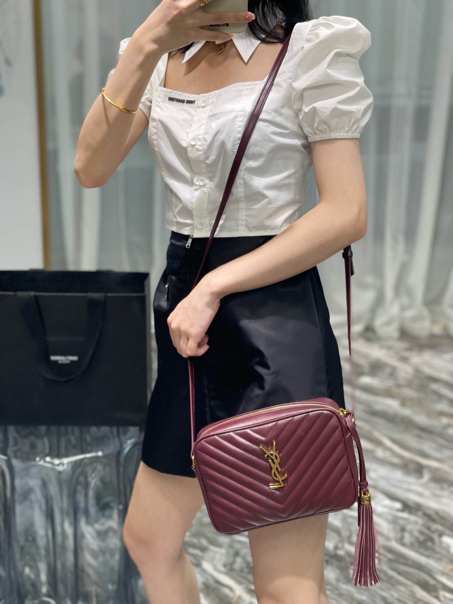 YSL Lou Camera Bag-‎23*16*6CM