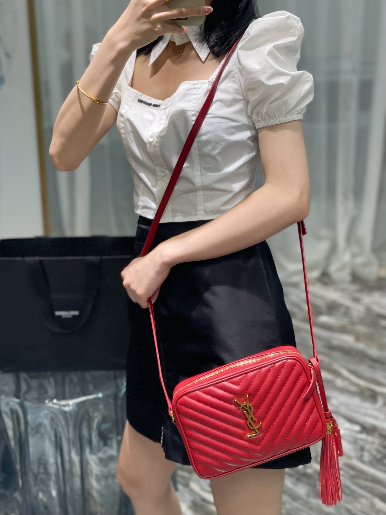 YSL Lou Camera Bag-‎23*16*6CM