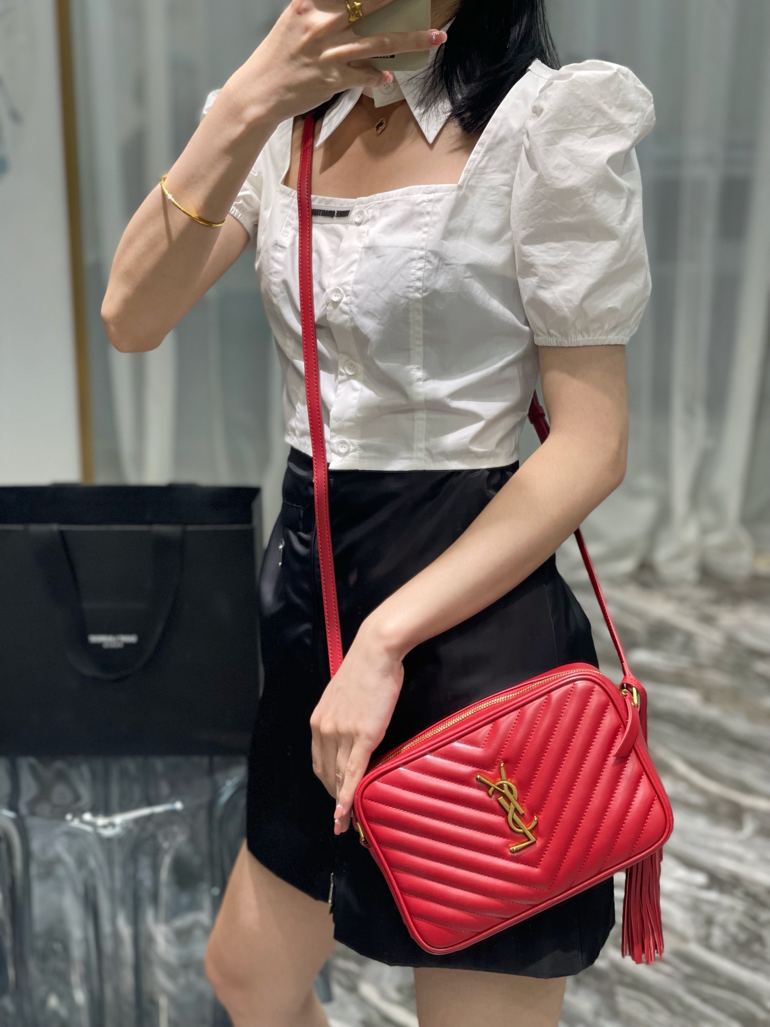 YSL Lou Camera Bag-‎23*16*6CM