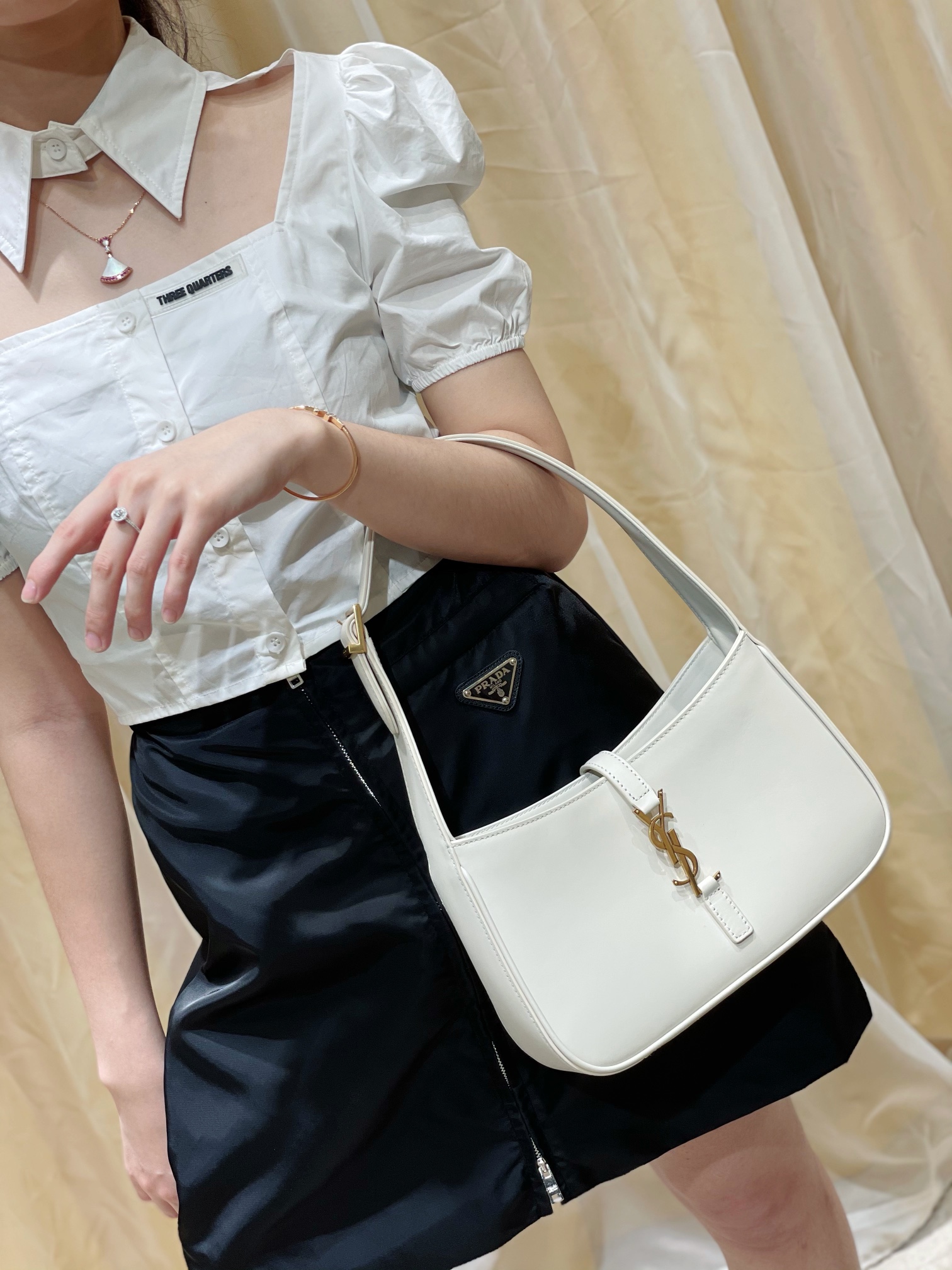 YSL Le5A7 Vintage Bag-25X14X6CM